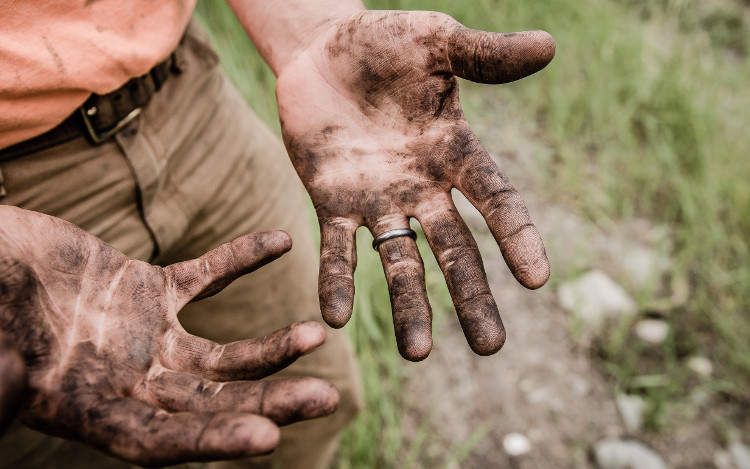Doing the Work, dirty hands